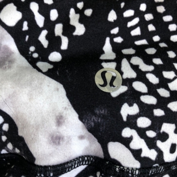 Lululemon Static White Multi Wunder Under Pants - Picture 3 of 4